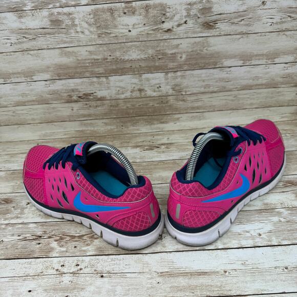 Nike Flex Run 2013 Flash Pink Trainers Running Shoes Women's 9 - Picture 5 of 8